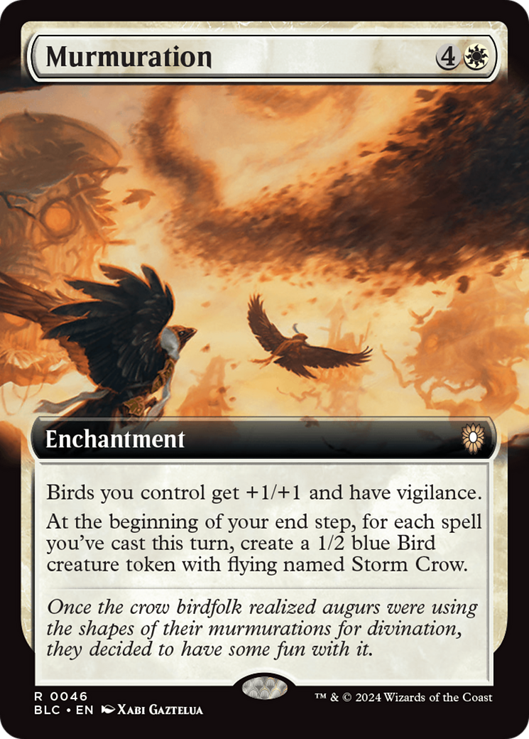 Murmuration (Extended Art) [Bloomburrow Commander] | Exor Games Truro