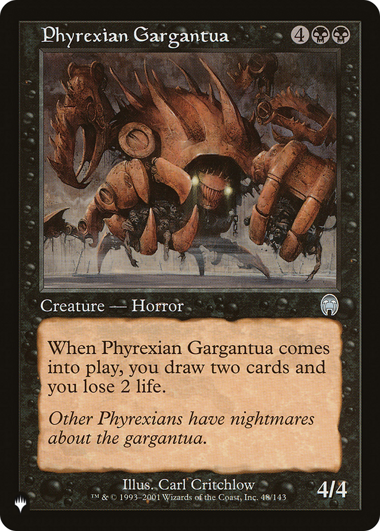 Phyrexian Gargantua [The List Reprints] | Exor Games Truro