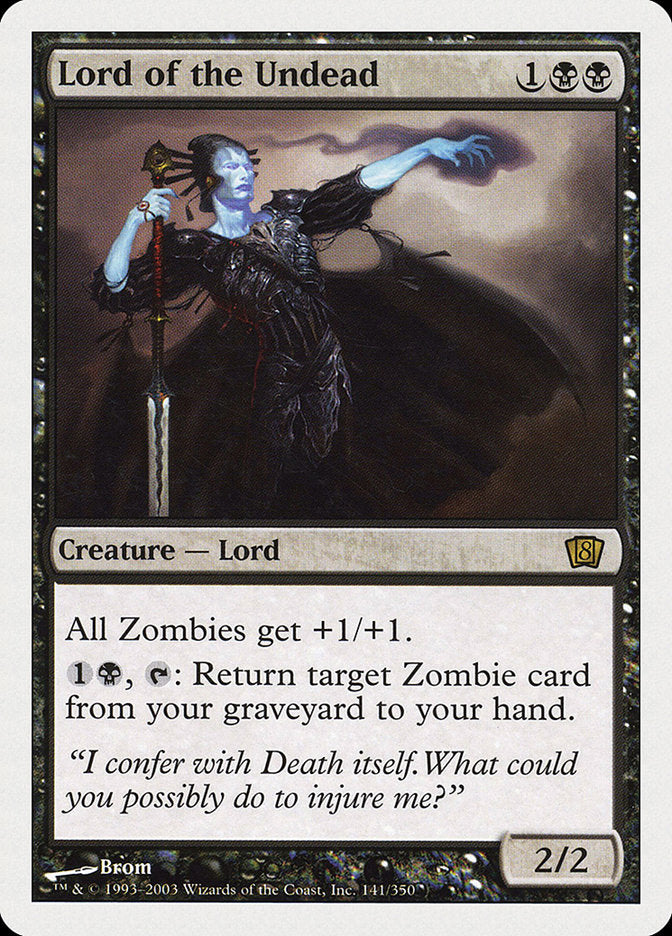 Lord of the Undead (8th Edition) [Oversize Cards] | Exor Games Truro