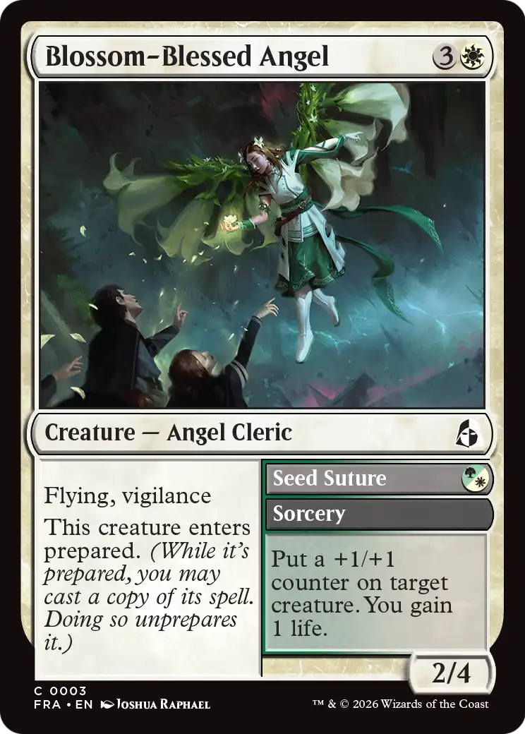 Blossom-Blessed Angel [Reality Fracture] | Exor Games Truro