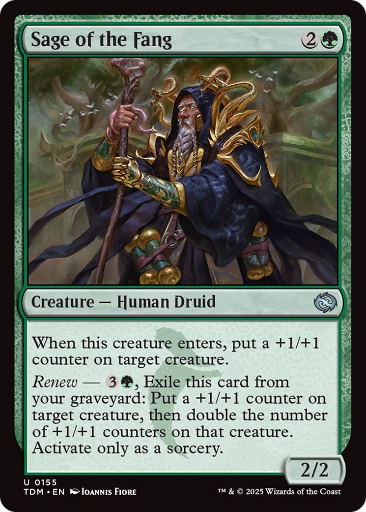Sage of the Fang [Tarkir: Dragonstorm] | Exor Games Truro