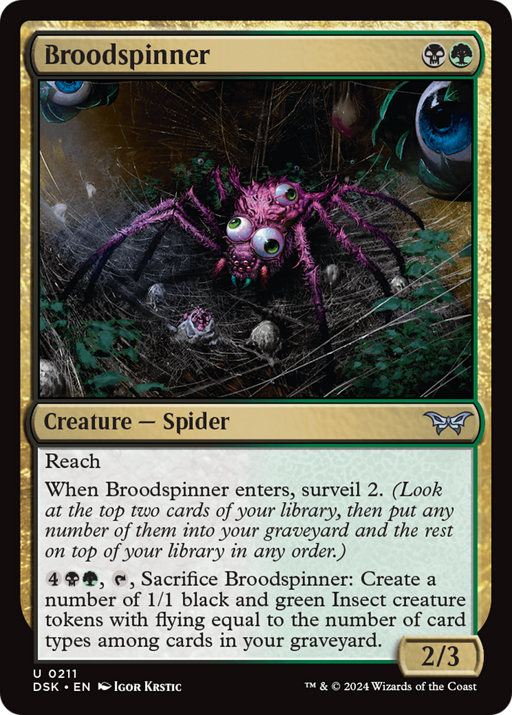Broodspinner [Duskmourn: House of Horror] | Exor Games Truro