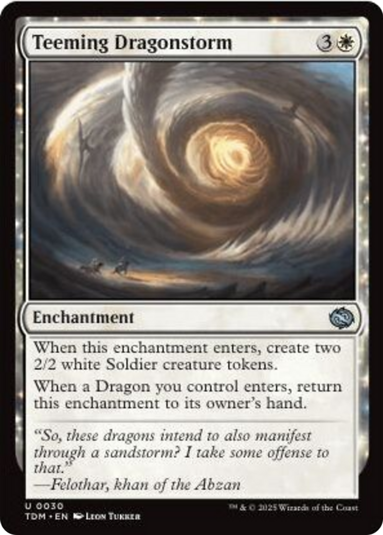 Teeming Dragonstorm [Tarkir: Dragonstorm] | Exor Games Truro