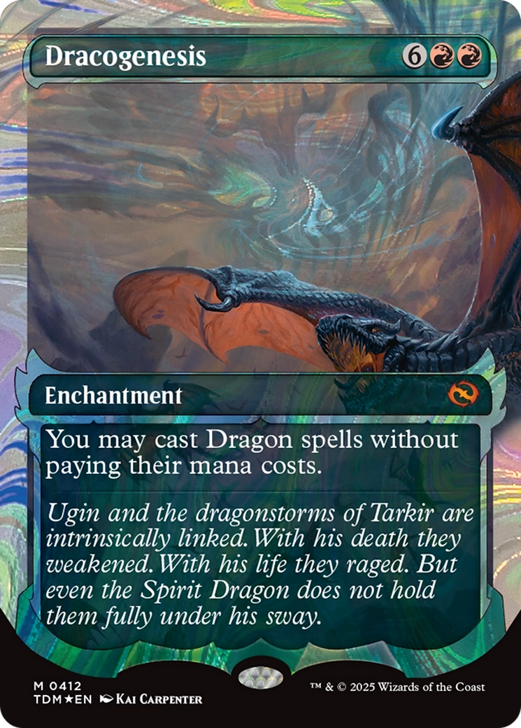 Dracogenesis (0412) (Showcase) (Halo Foil) [Tarkir: Dragonstorm] | Exor Games Truro