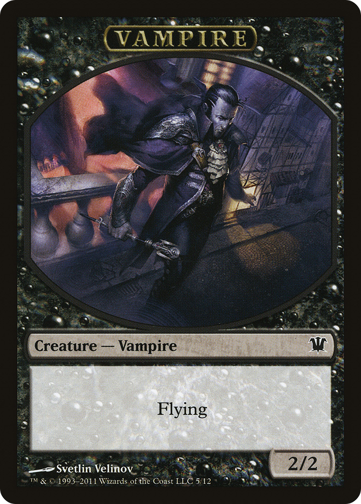 Vampire (0007) // Vampire (0008) Double-Sided Token [Innistrad Remastered Tokens] | Exor Games Truro