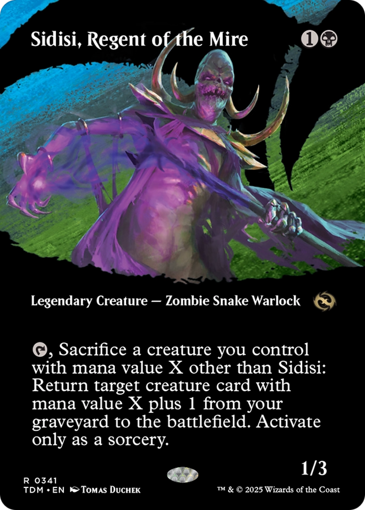 Sidisi, Regent of the Mire (Borderless) [Tarkir: Dragonstorm] | Exor Games Truro