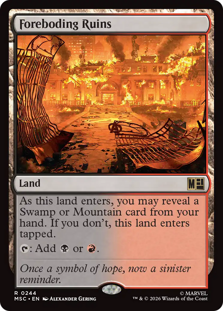 Foreboding Ruins [Marvel Super Heroes Commander] | Exor Games Truro
