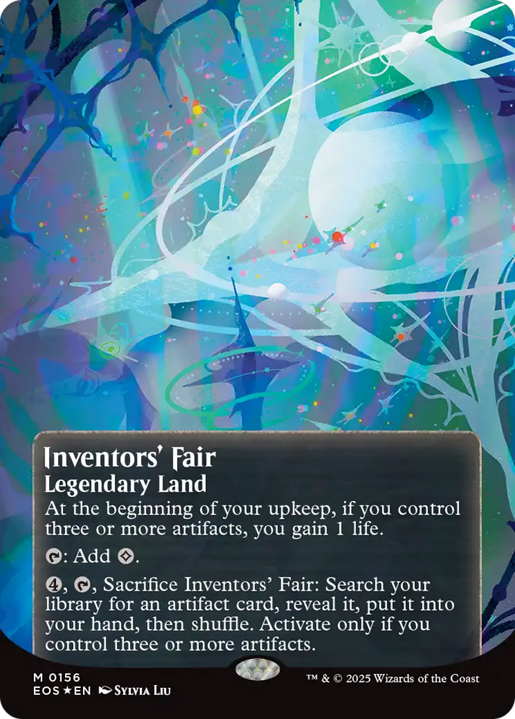 Inventors' Fair (0156) (Borderless) (Galaxy Foil) [Edge of Eternities: Stellar Sights] | Exor Games Truro
