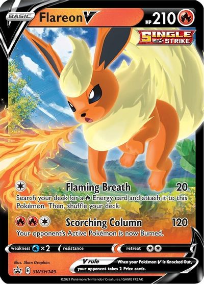 Flareon V (SWSH149) [Sword & Shield: Black Star Promos] | Exor Games Truro