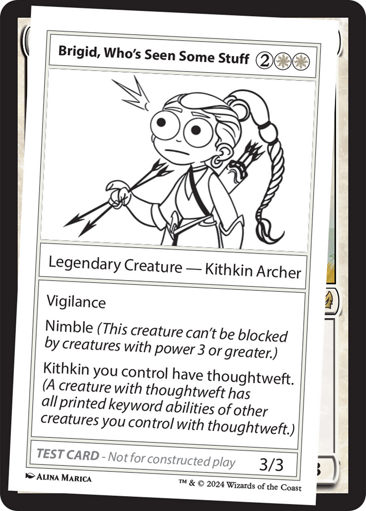 Brigid, Who's Seen Some Stuff [Mystery Booster 2 Playtest Cards] | Exor Games Truro