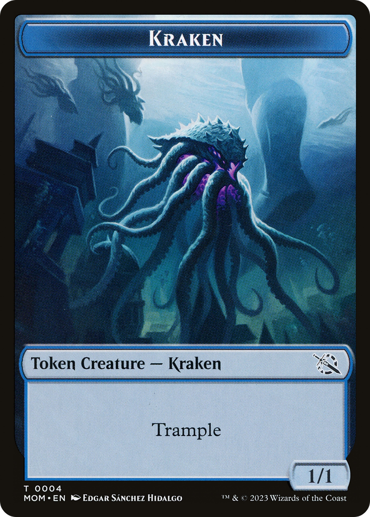 Soldier // Kraken Double-Sided Token [March of the Machine Tokens] | Exor Games Truro