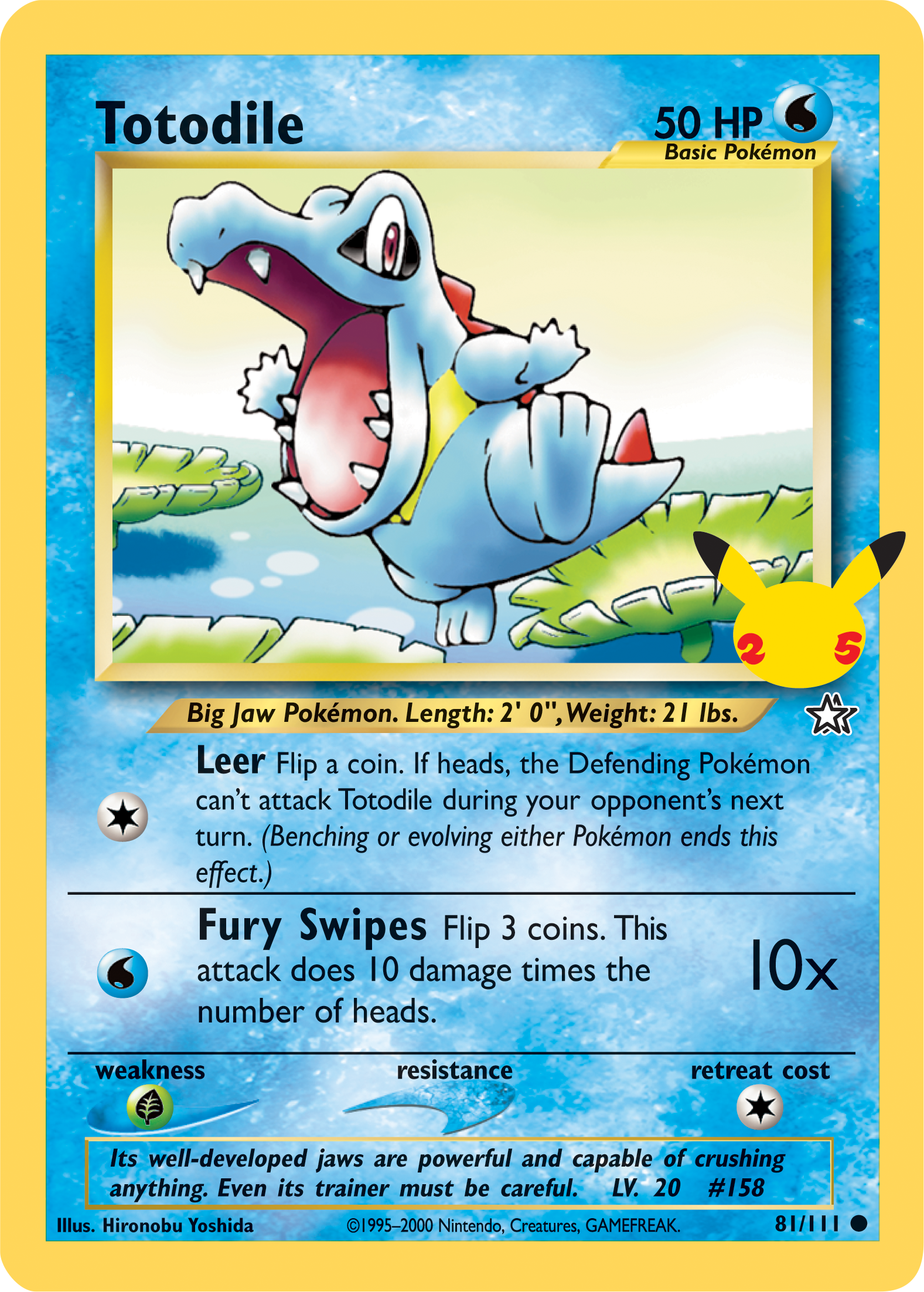 Totodile (81/111) (Jumbo Card) [First Partner Pack] | Exor Games Truro