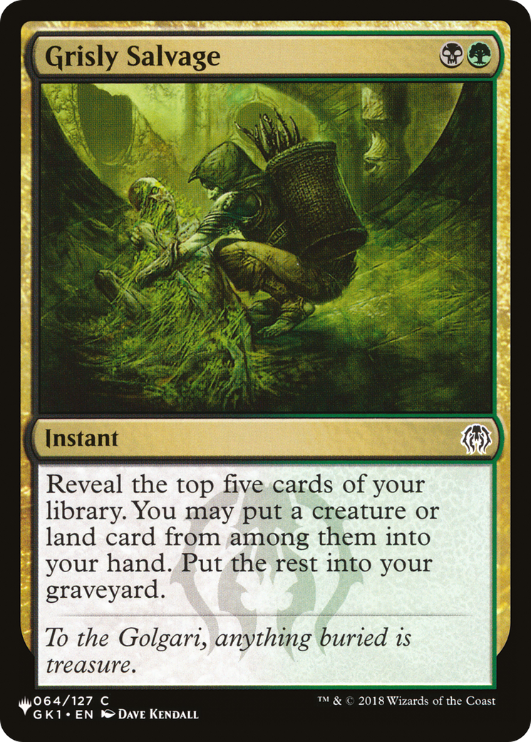 Grisly Salvage [The List] | Exor Games Truro