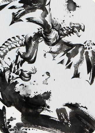 Quicksilver Fisher Art Card [Phyrexia: All Will Be One Art Series] | Exor Games Truro