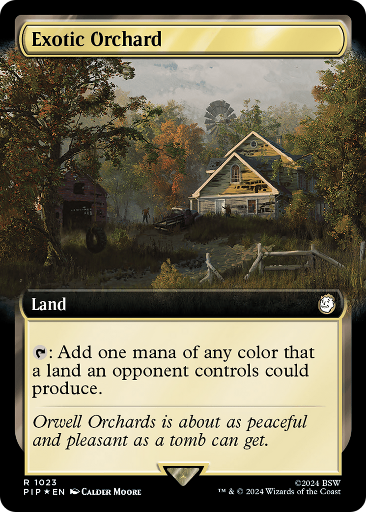 Exotic Orchard (Extended Art) (Surge Foil) [Fallout] | Exor Games Truro