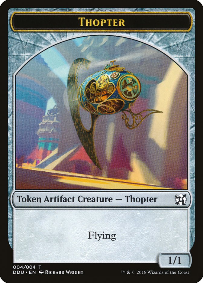 Thopter Token (004/004) [Duel Decks: Elves vs. Inventors Tokens] | Exor Games Truro