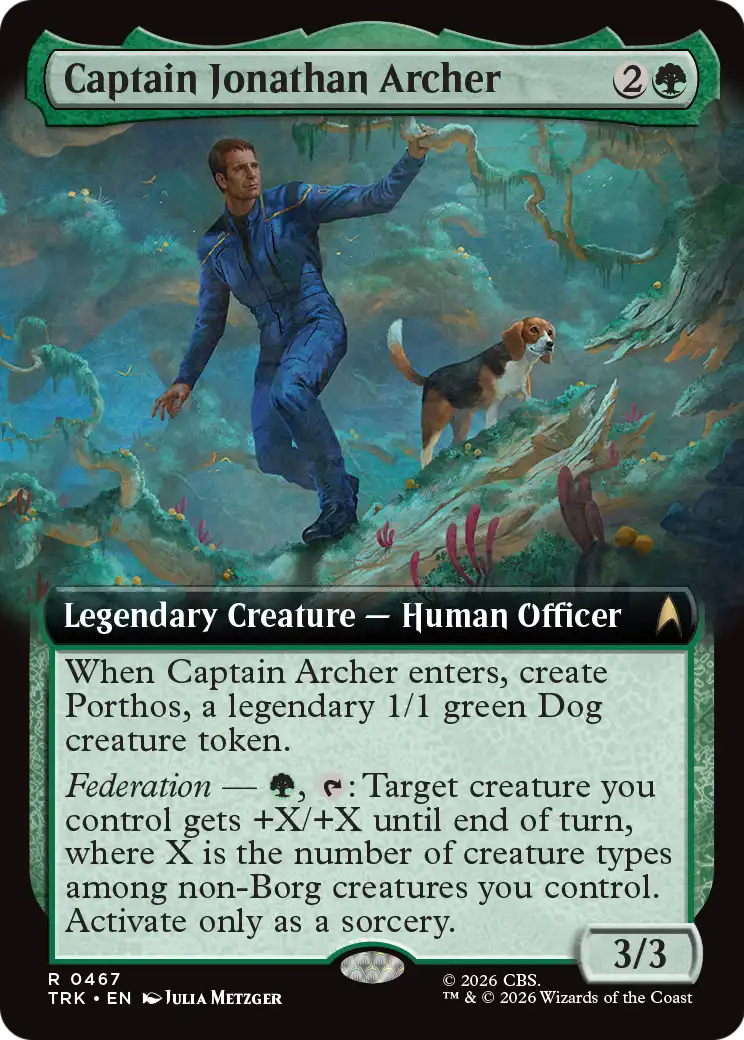 Captain Jonathan Archer (Extended Art) [Star Trek] | Exor Games Truro