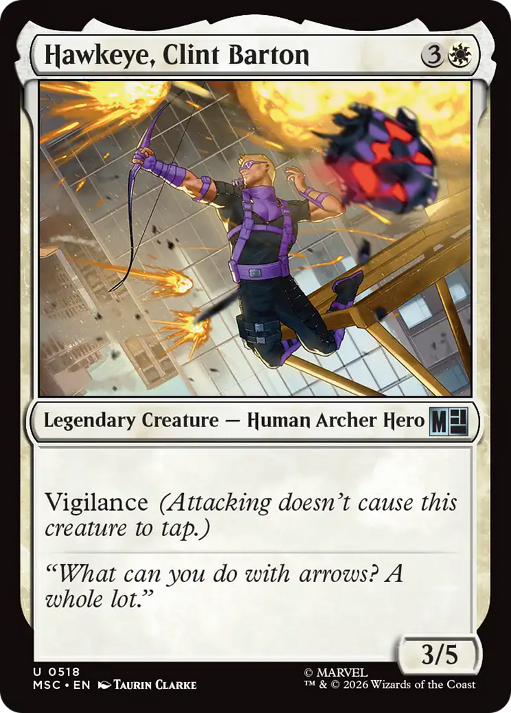 Hawkeye, Clint Barton (0518) [Marvel Super Heroes Commander] | Exor Games Truro