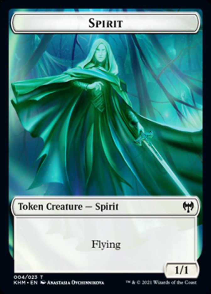 Spirit Token [Kaldheim Tokens] | Exor Games Truro