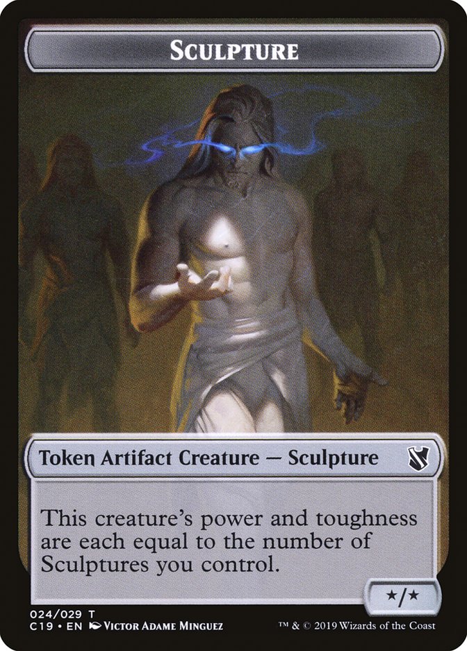 Sculpture Token [Commander 2019 Tokens] | Exor Games Truro