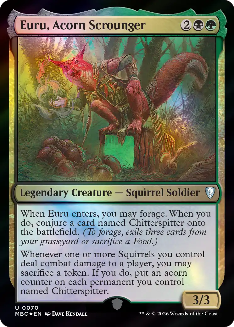 Euru, Acorn Scrounger [Mystery Booster: Commander Edition] | Exor Games Truro