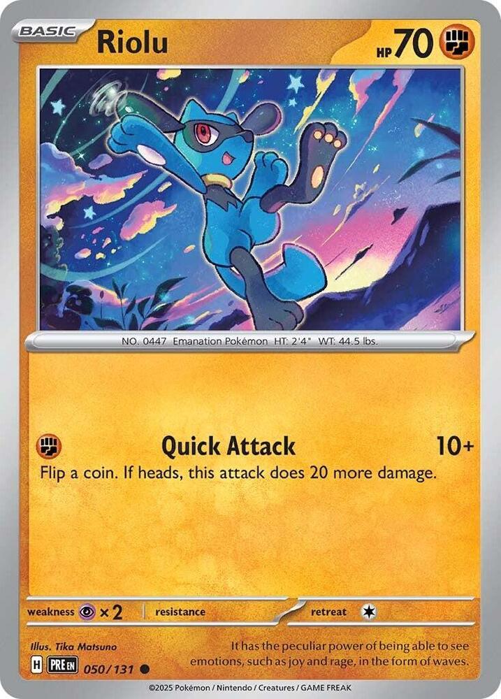 Riolu (050/131) [Scarlet & Violet: Prismatic Evolutions] | Exor Games Truro