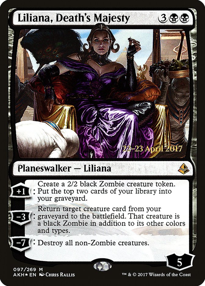 Liliana, Death's Majesty [Amonkhet Prerelease Promos] | Exor Games Truro