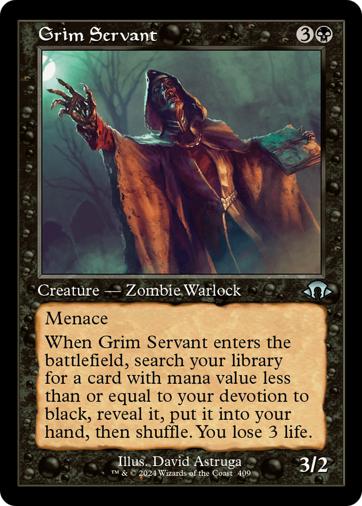 Grim Servant (Retro) [Modern Horizons 3] | Exor Games Truro