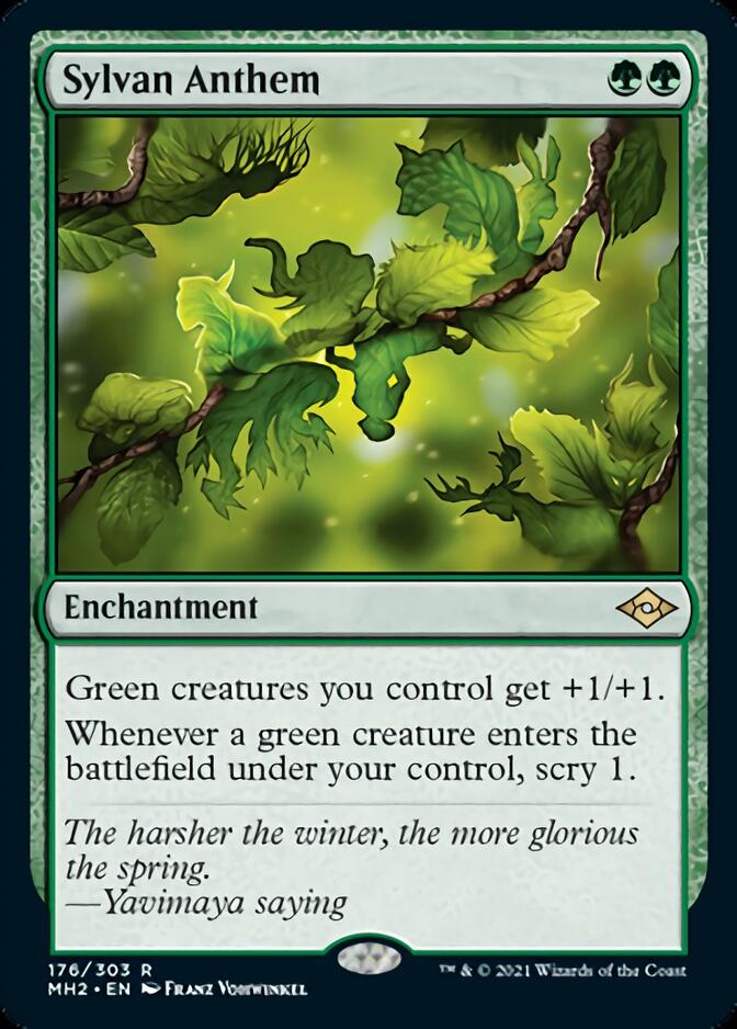 Sylvan Anthem [Modern Horizons 2] | Exor Games Truro