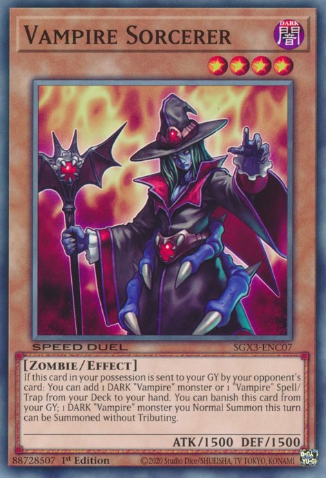 Vampire Sorcerer [SGX3-ENC07] Common | Exor Games Truro