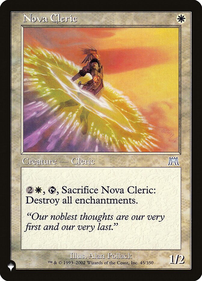Nova Cleric [The List] | Exor Games Truro