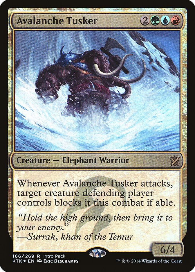 Avalanche Tusker (Intro Pack) [Khans of Tarkir Promos] | Exor Games Truro