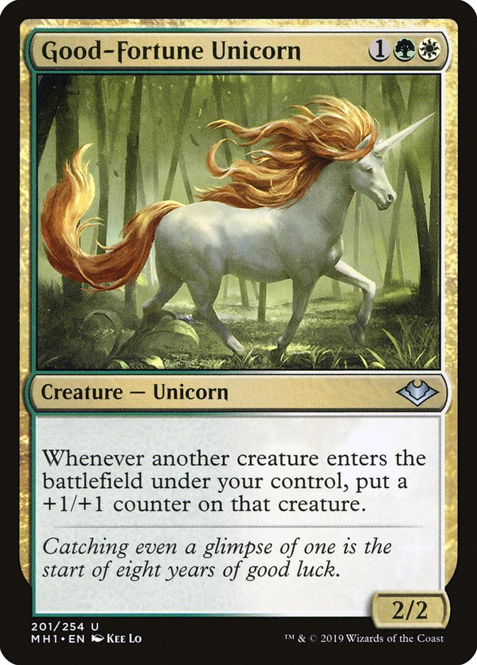 Good-Fortune Unicorn [Modern Horizons] | Exor Games Truro