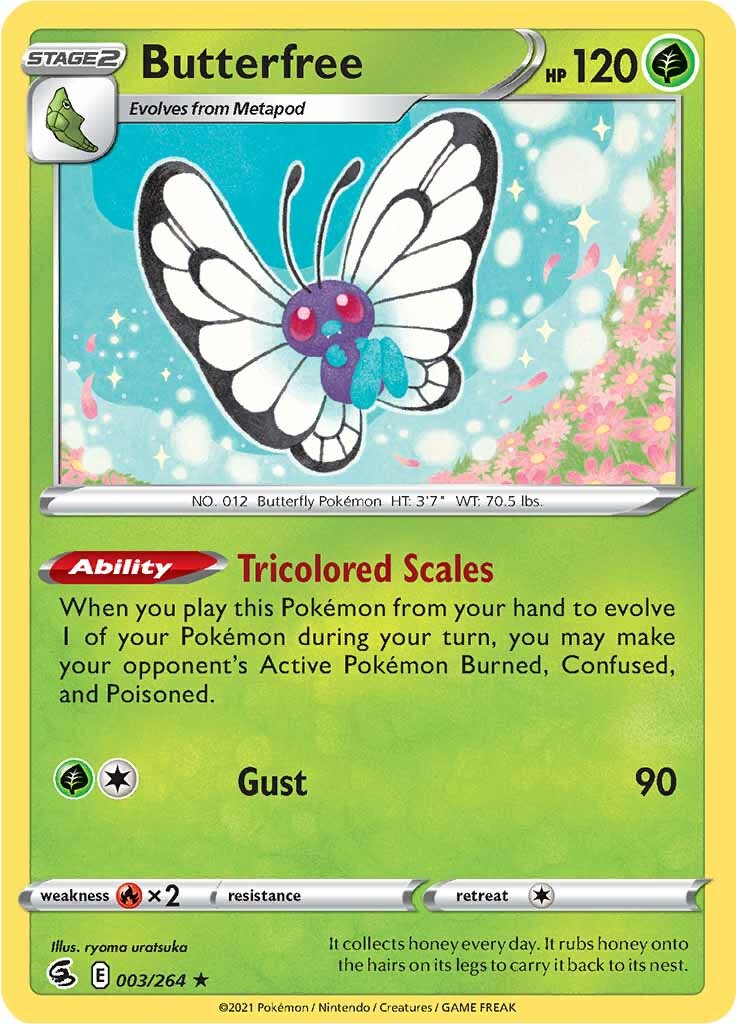 Butterfree (003/264) [Sword & Shield: Fusion Strike] | Exor Games Truro