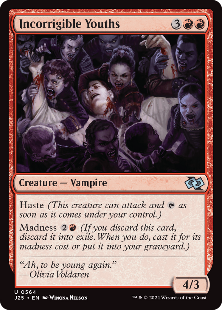 Incorrigible Youths [Foundations Jumpstart] | Exor Games Truro