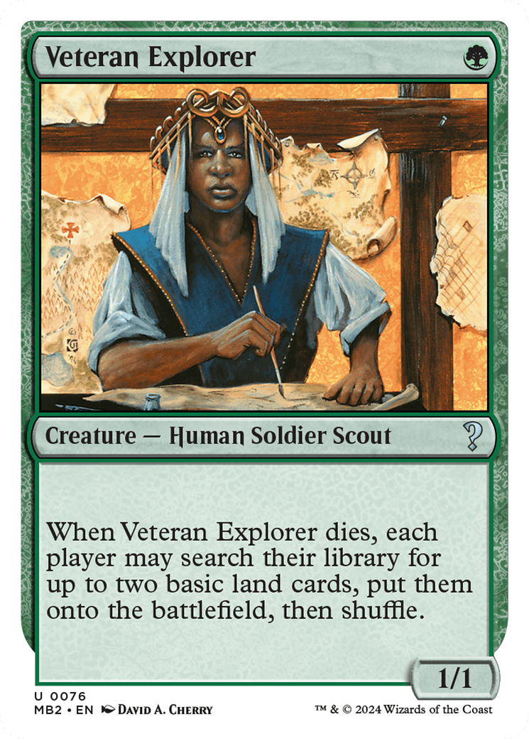 Veteran Explorer (White Border) [Mystery Booster 2] | Exor Games Truro