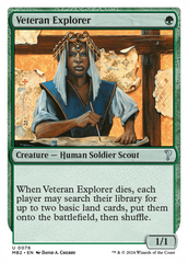 Veteran Explorer (White Border) [Mystery Booster 2] | Exor Games Truro