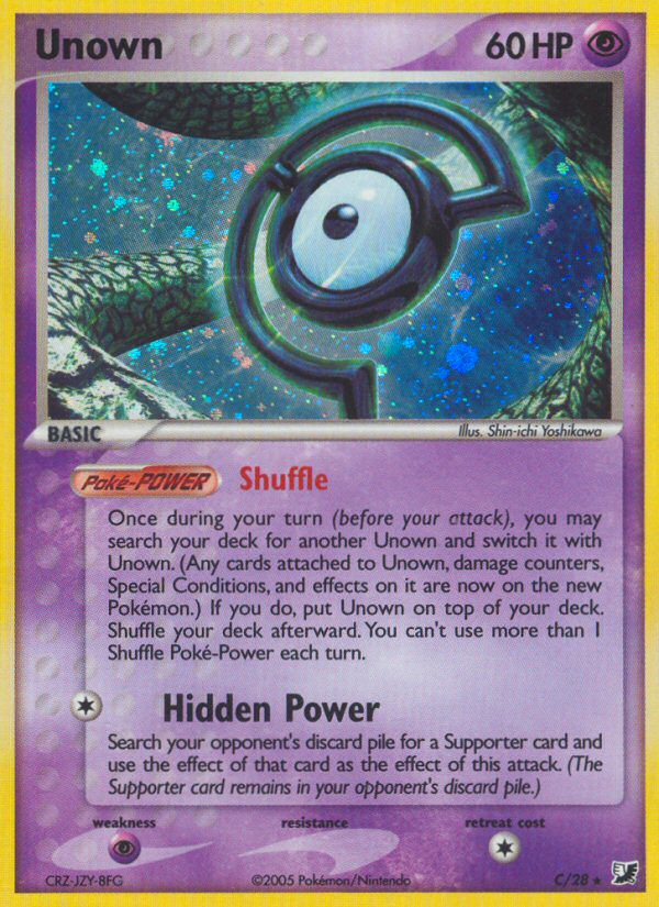 Unown (C) (C/28) [EX: Unseen Forces] | Exor Games Truro