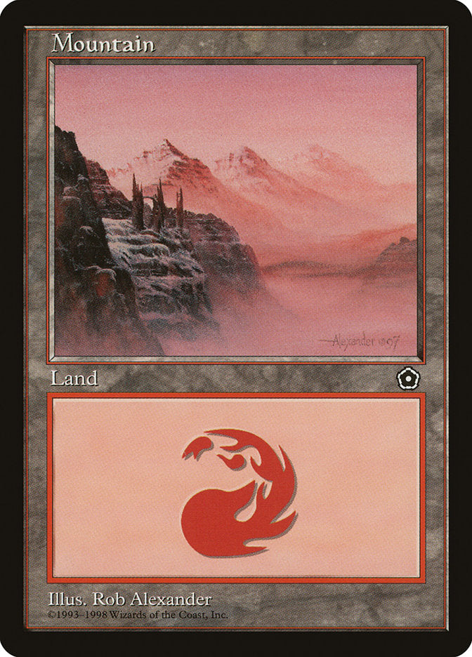 Mountain (Signature on Right) [Portal Second Age] | Exor Games Truro