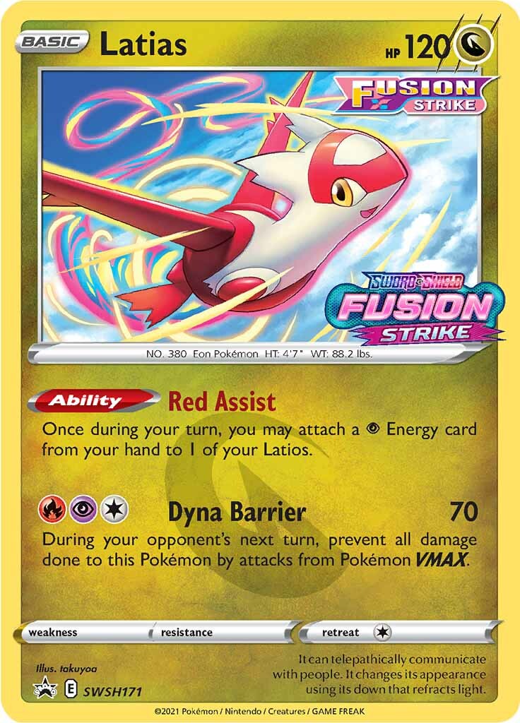 Latias (SWSH171) (Prerelease Promo) [Sword & Shield: Black Star Promos] | Exor Games Truro