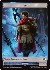 Hero (0007) // Treasure Double-Sided Token [FINAL FANTASY Tokens] | Exor Games Truro