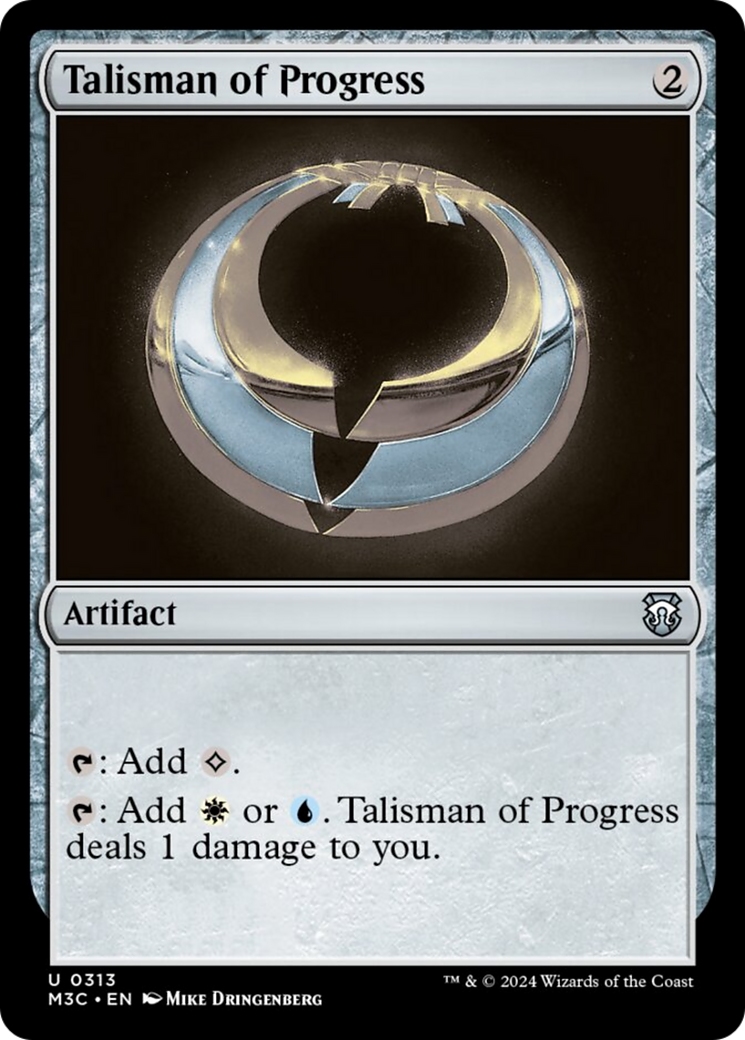 Talisman of Progress (Ripple Foil) [Modern Horizons 3 Commander] | Exor Games Truro