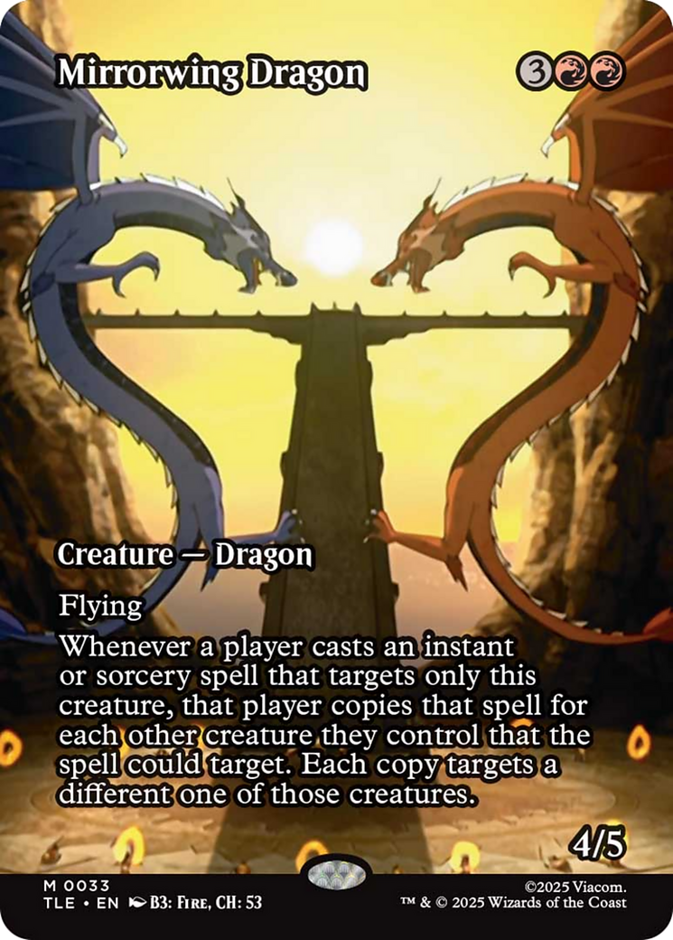 Mirrorwing Dragon (Borderless) [Avatar: The Last Airbender: Eternal-Legal] | Exor Games Truro