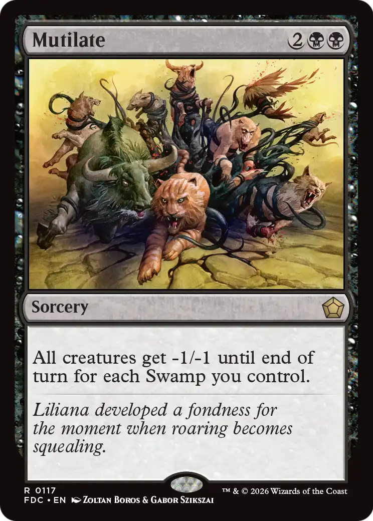 Mutilate [Foundations Commander] | Exor Games Truro