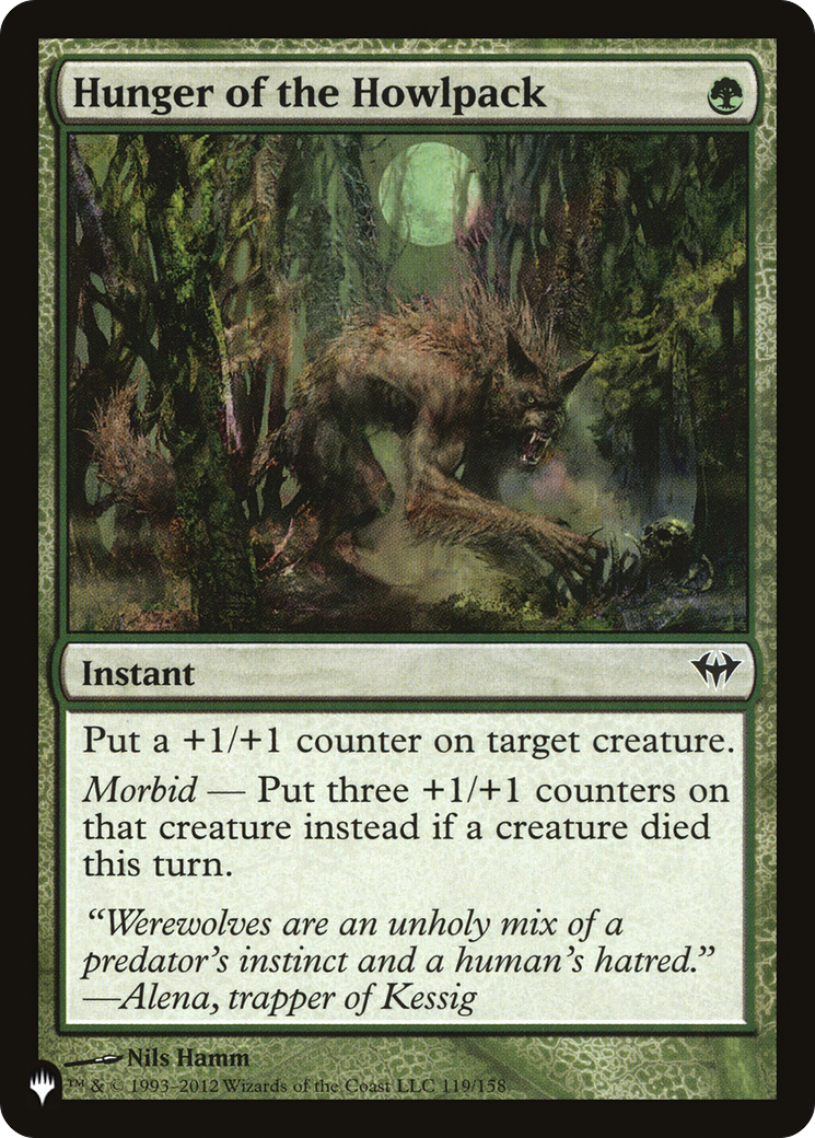 Hunger of the Howlpack [The List] | Exor Games Truro
