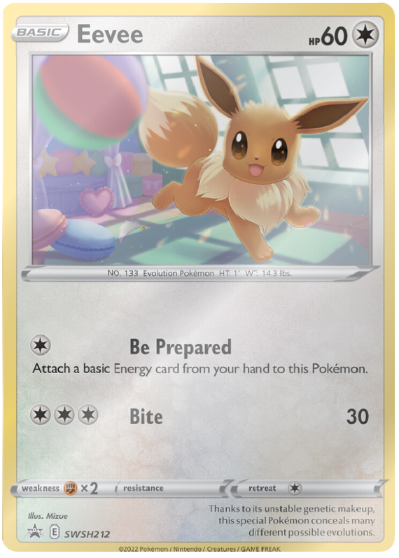 Eevee (SWSH212) [Sword & Shield: Black Star Promos] | Exor Games Truro
