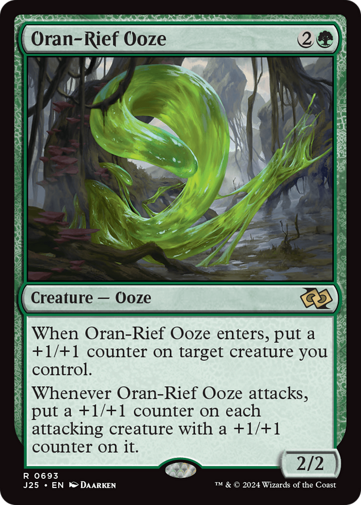 Oran-Rief Ooze [Foundations Jumpstart] | Exor Games Truro
