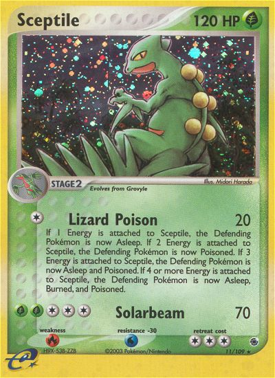 Sceptile (11/109) [EX: Ruby & Sapphire] | Exor Games Truro