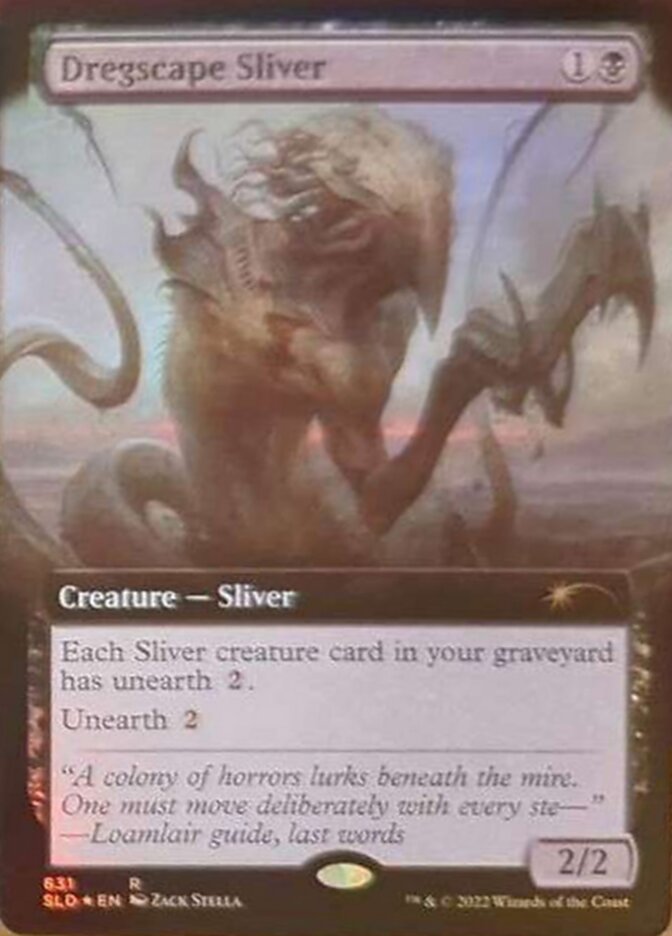 Dregscape Sliver (Extended Art) [Secret Lair Drop Promos] | Exor Games Truro