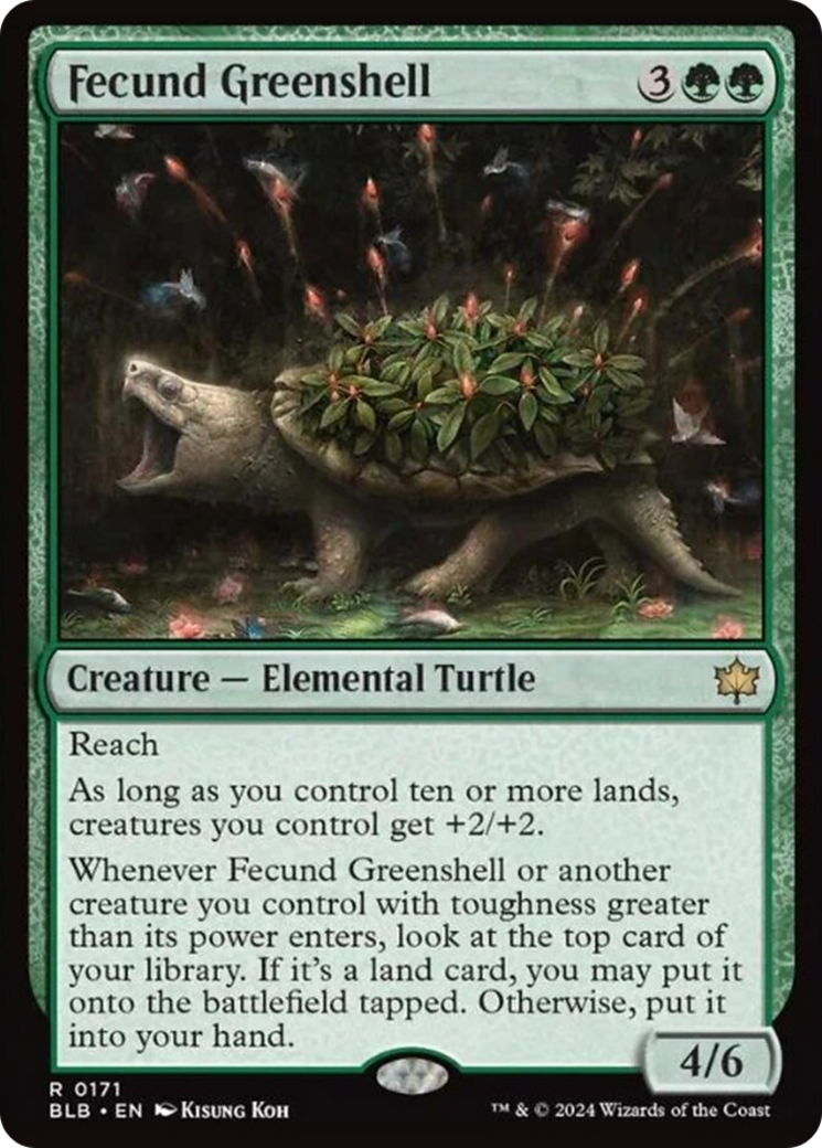 Fecund Greenshell [Bloomburrow] | Exor Games Truro